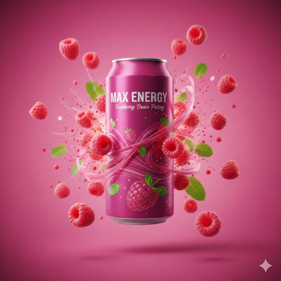 Cinematic Energy Drink Advertisement — Nano Banana Pro image prompt example