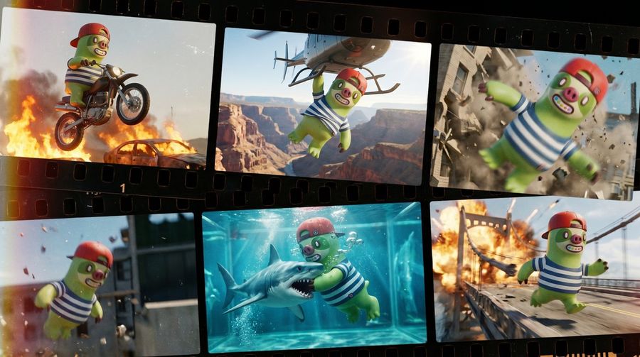 Cinematic Film Roll Archive — Nano Banana Pro image prompt example
