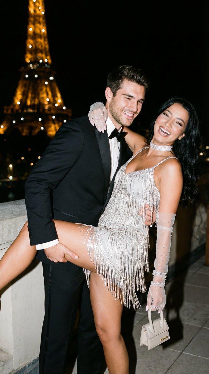 Cinematic Flash Editorial Couple Portrait In Paris — Nano Banana Pro image prompt example