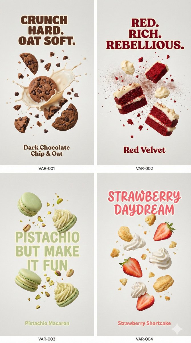 Cinematic Food Photography Prompt For Cookies — Nano Banana Pro image prompt example