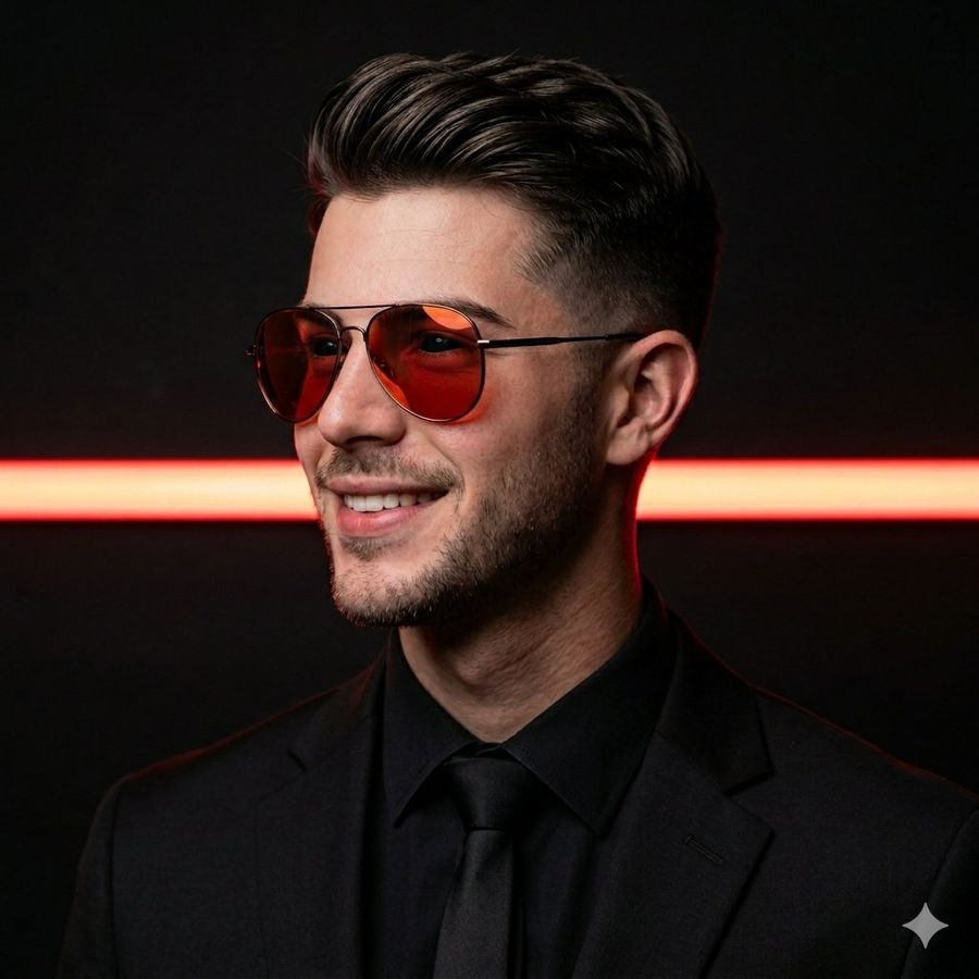Cinematic Man In Tailored Suit — Nano Banana Pro image prompt example