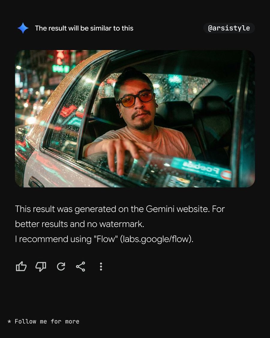 Cinematic Night Taxi Portrait With Teal And Orange Grading — generated with Nano Banana Pro