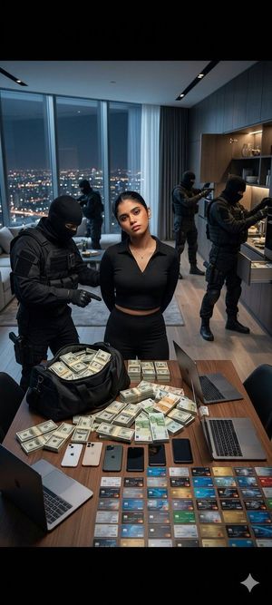 Cinematic Police Raid Scene — Nano Banana Pro image prompt example