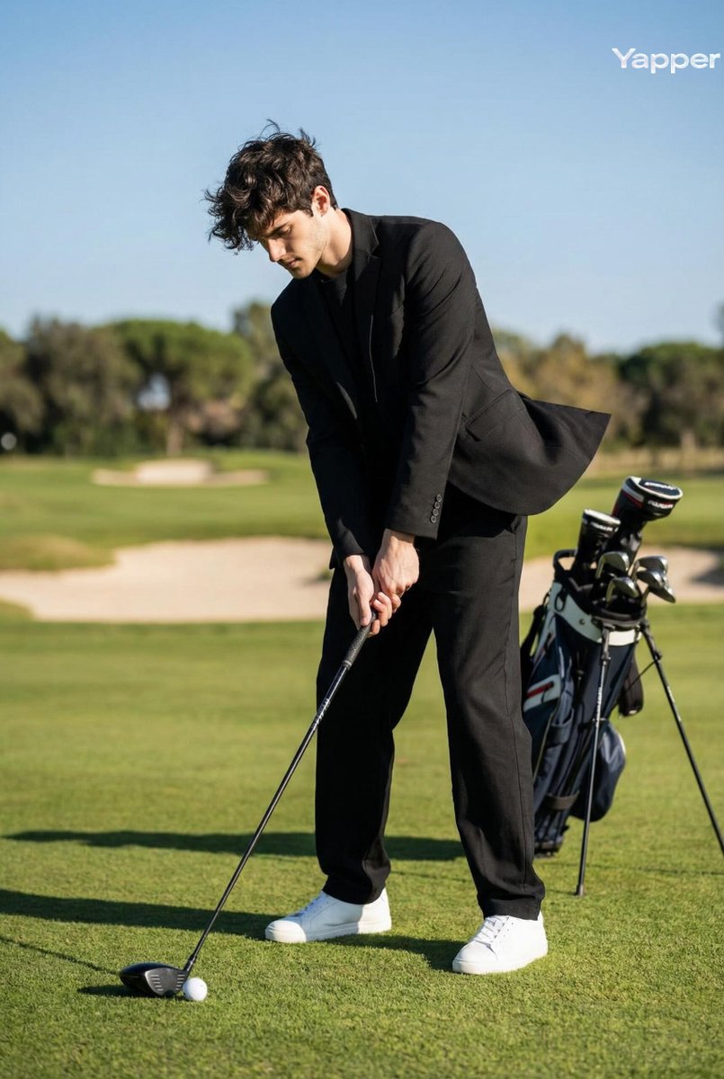 Cinematic Portrait Of A Golfer — Nano Banana Pro image prompt example