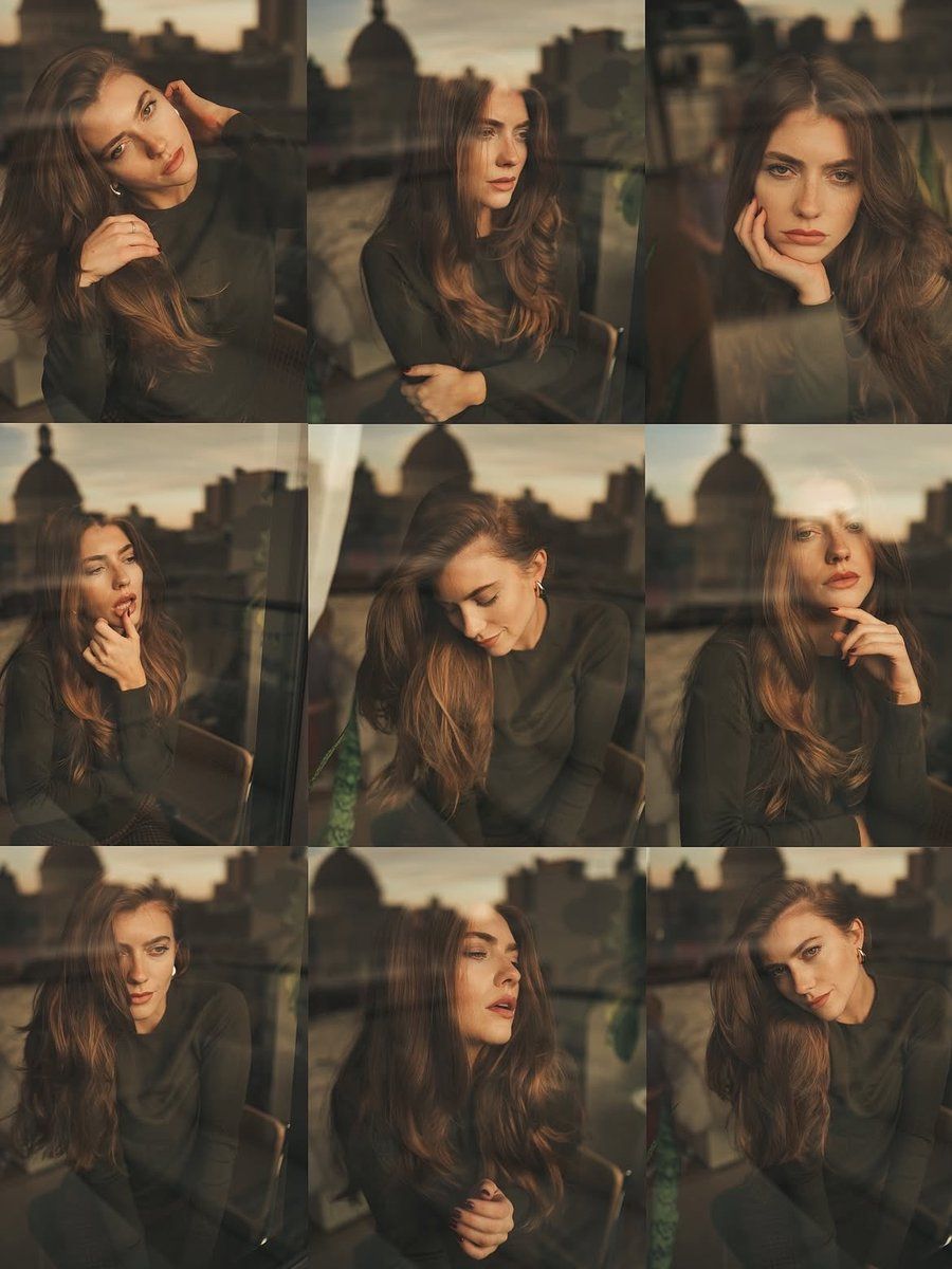Cinematic Portrait Series By Window At Golden Hour — Nano Banana Pro image prompt example