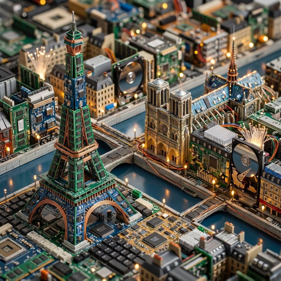 Cityscape Morphology From Material Concepts — generated with Nano Banana Pro