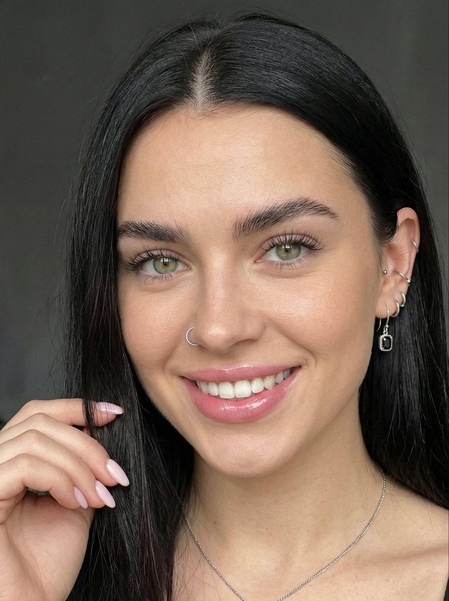 Close Up Portrait With Reference Prompt — Nano Banana Pro image prompt example