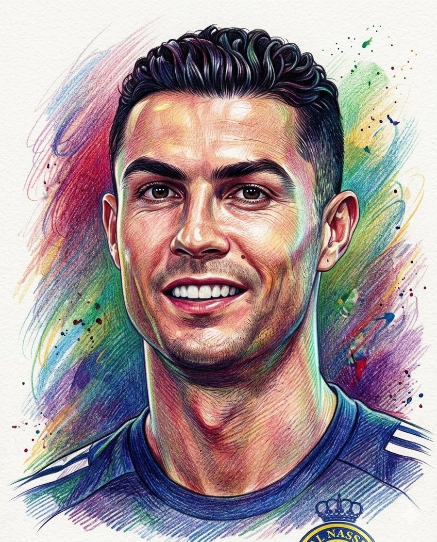 Colored Pencil Realistic Portrait — Nano Banana Pro image prompt example