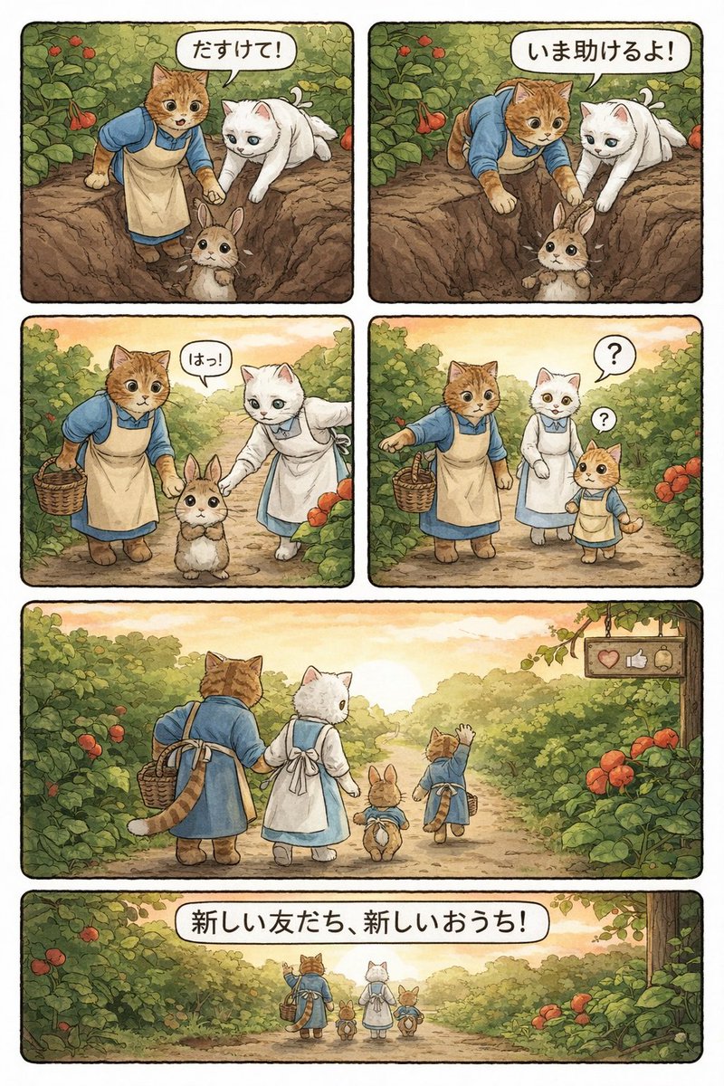 Converting Video To 4 Panel Manga — Nano Banana Pro image prompt example