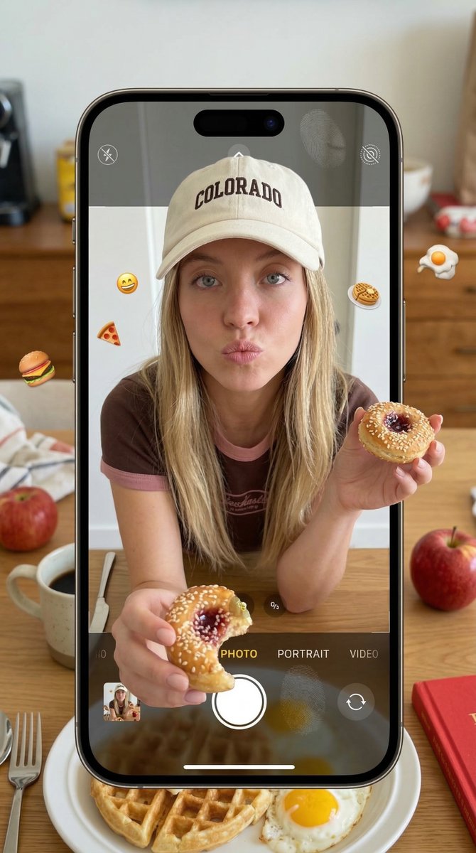 Creative Digital Composite Smartphone Snapshot Prompt — generated with Nano Banana Pro