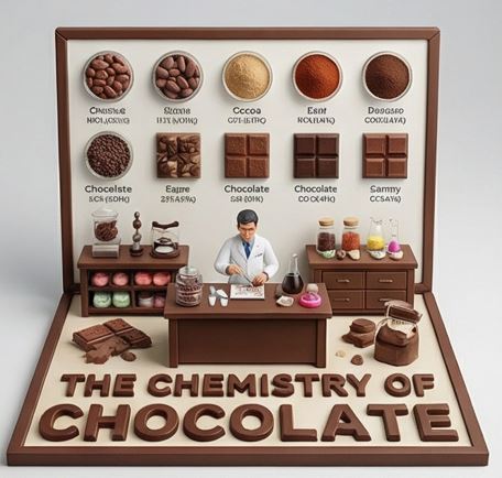 Culinary Science Diorama The Chemistry Of Chocolate — Nano Banana Pro image prompt example