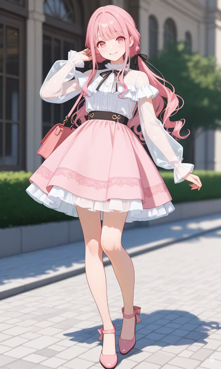 Cute Ribbon Coordinate Fashion Prompt — Nano Banana Pro image prompt example