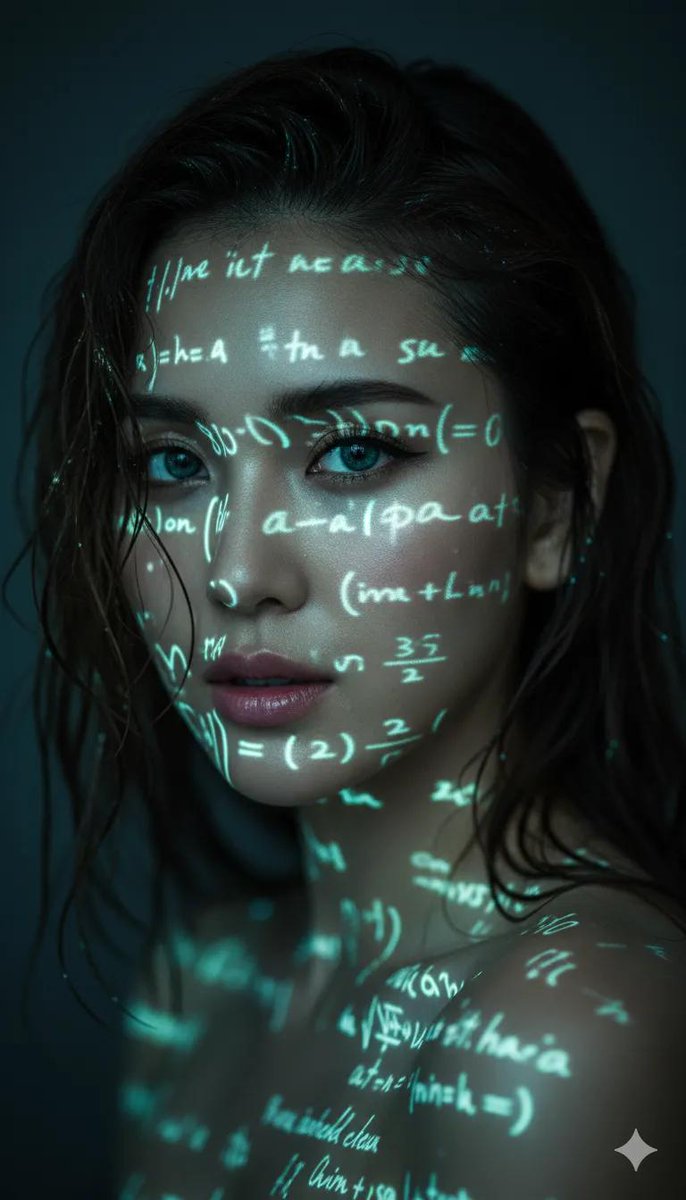 Cyber Poetry Face Projection — Nano Banana Pro image prompt example