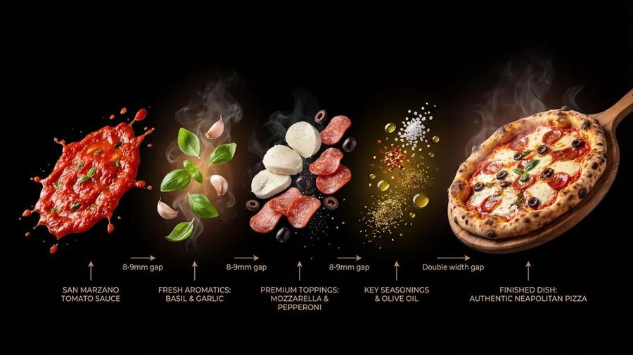 Deconstructed Culinary Promotional Poster — Nano Banana Pro image prompt example