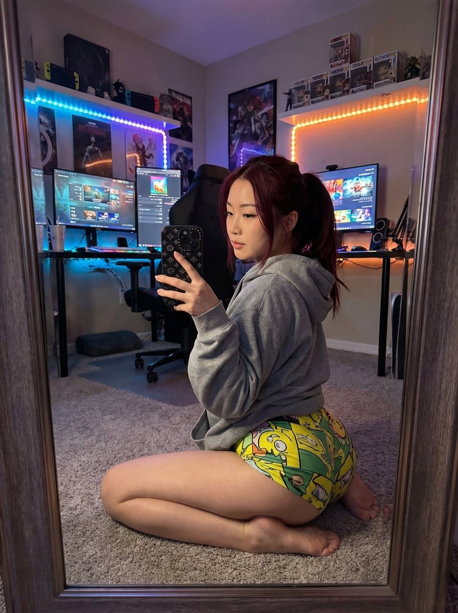 Detailed Json Prompt For Gamer Girl Selfie — Nano Banana Pro image prompt example