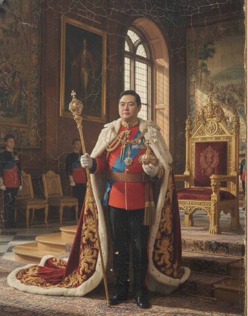 Detailed Oil Painting Prompt For A Regal King Portrait — Nano Banana Pro image prompt example