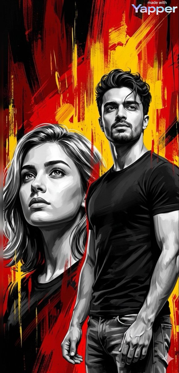Dramatic Digital Painting Portrait Of Two Subjects — Nano Banana Pro image prompt example