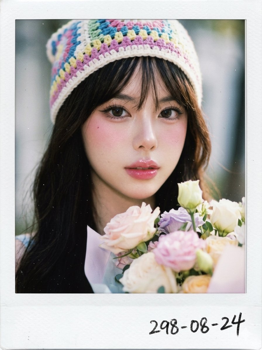 Dreamy Polaroid Portrait — Nano Banana Pro image prompt example