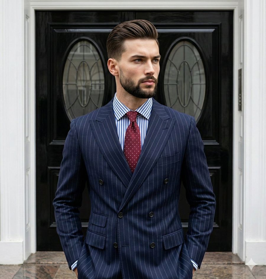 Editorial Menswear Portrait Analysis Prompt — Nano Banana Pro image prompt example