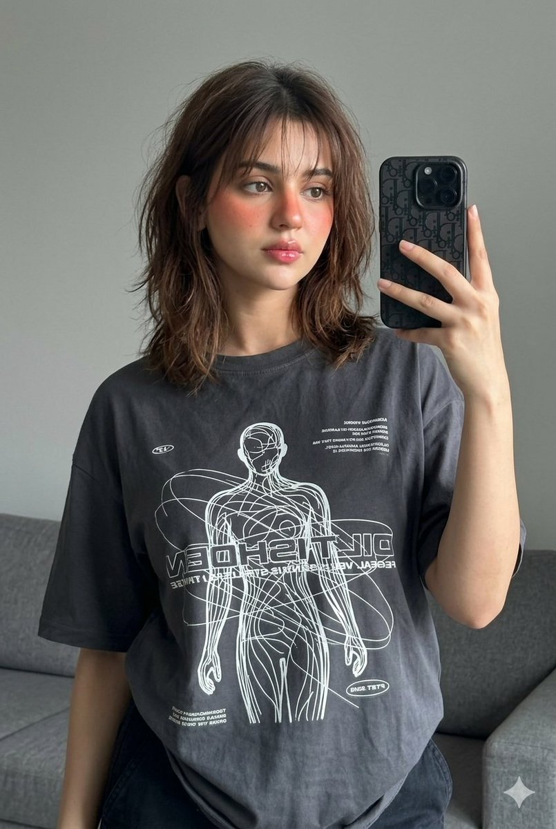 Editorial Mirror Selfie Edit — generated with Nano Banana Pro