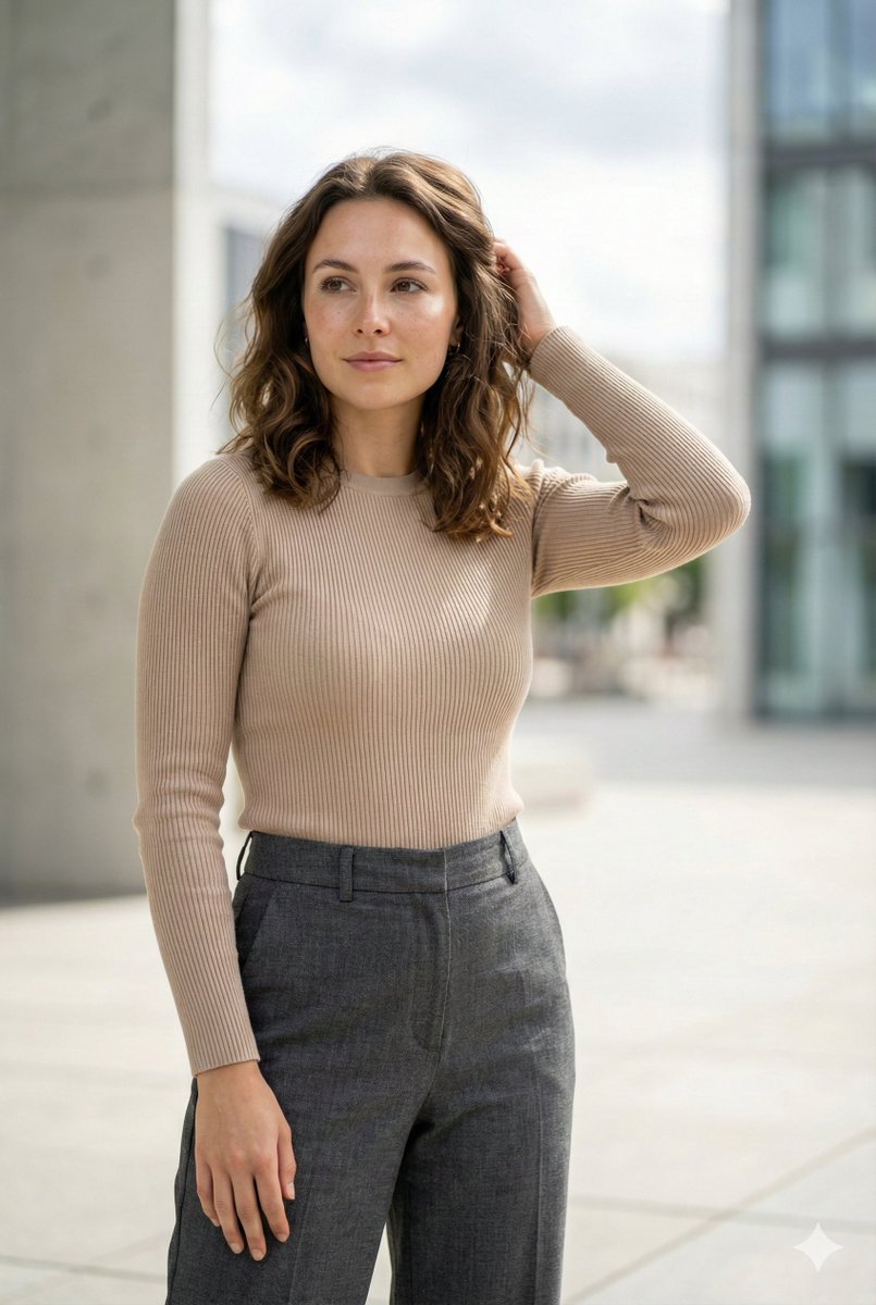 Editorial Urban Fashion Portrait Prompt — Nano Banana Pro image prompt example