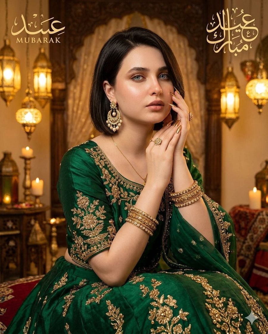 Eid Mubarak Portrait — Nano Banana Pro image prompt example