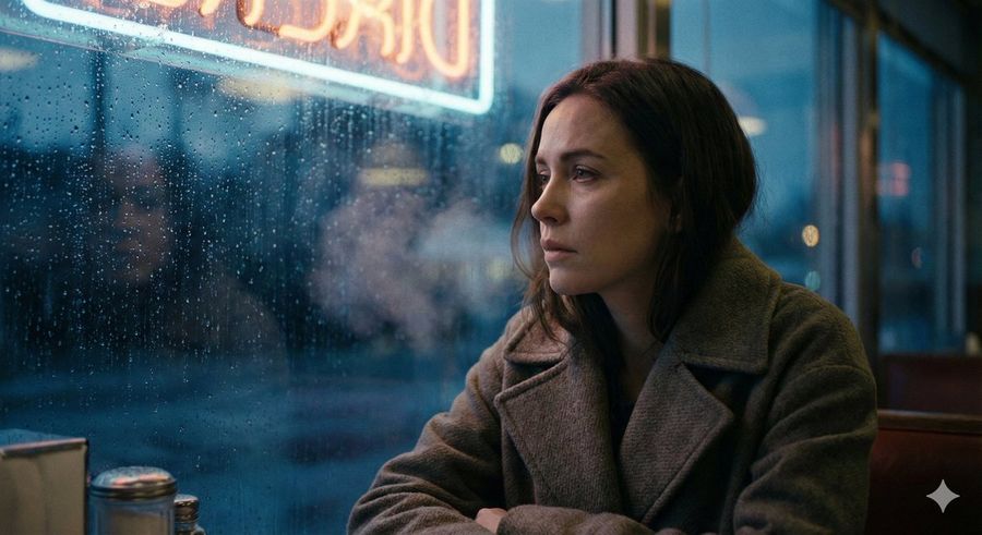Existential Cinematic Solitude Film Still — Nano Banana Pro image prompt example