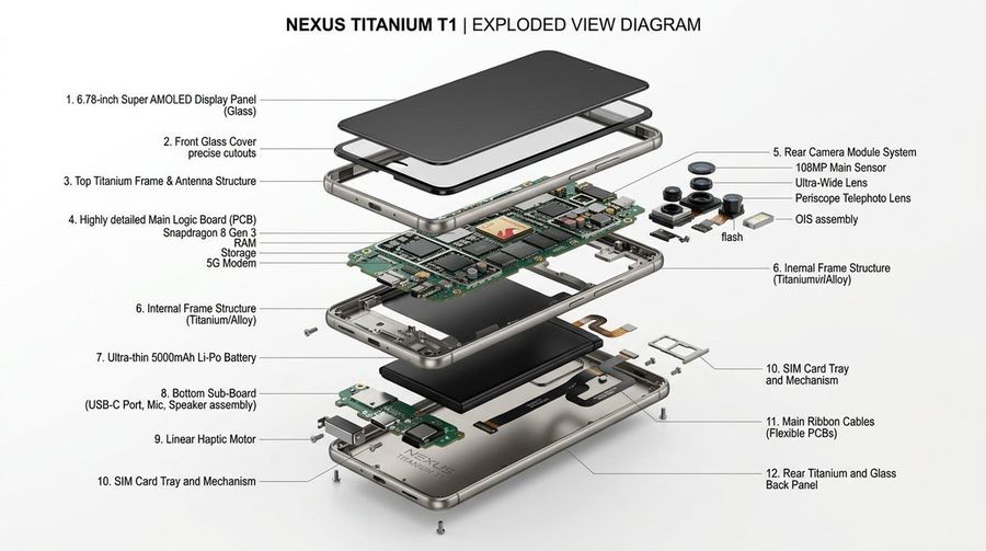 Exploded View Infographic Diagram Prompt — Nano Banana Pro image prompt example