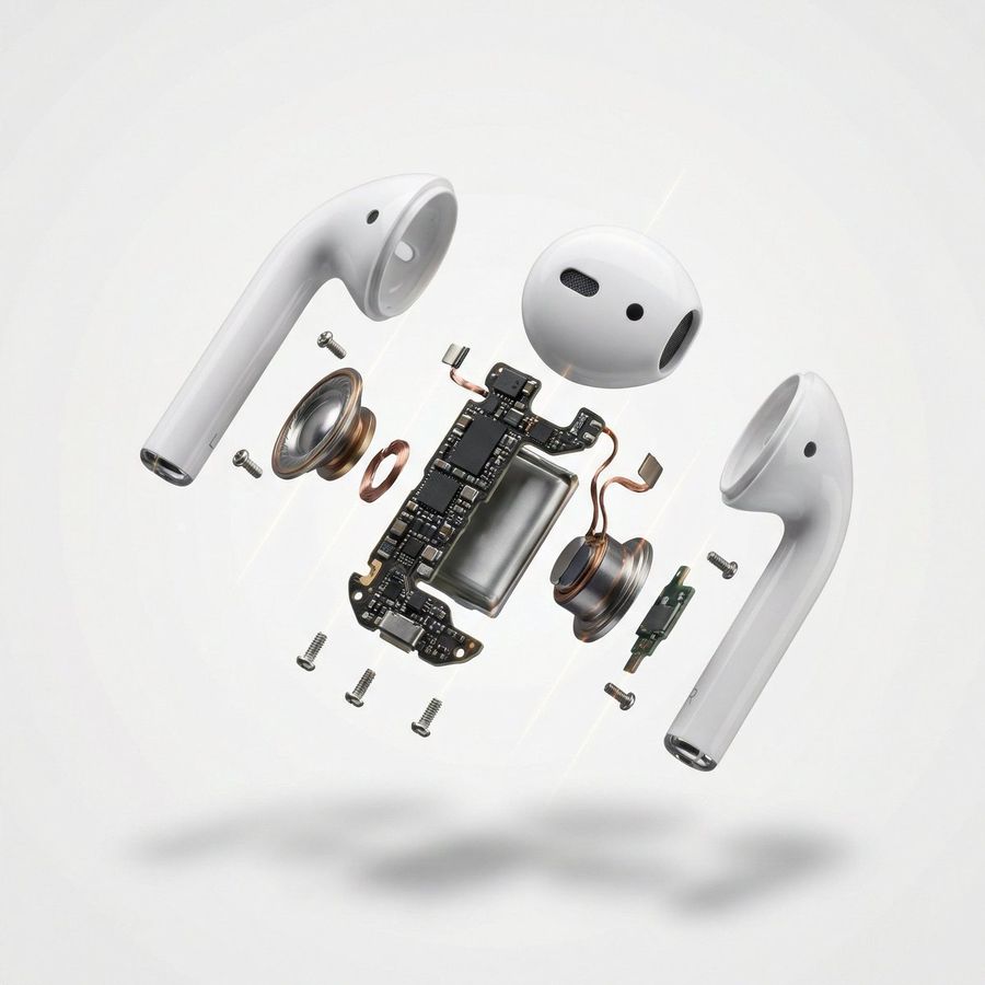 Exploded View Product Photography — Nano Banana Pro image prompt example