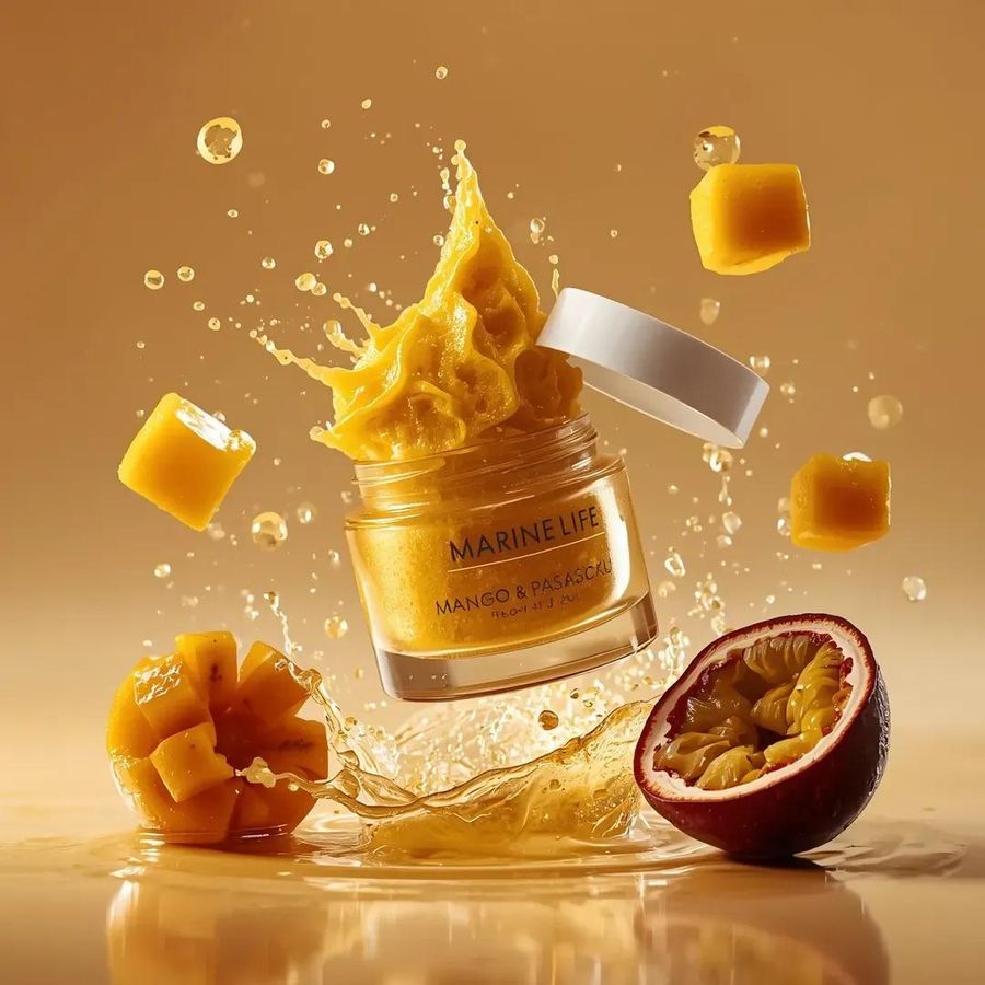 Exploding Cosmetic Jar Product Photography — Nano Banana Pro image prompt example