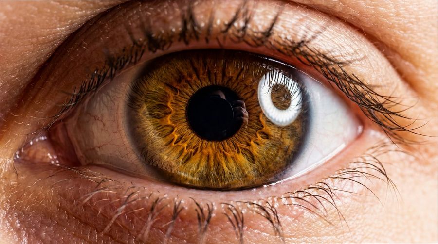 Extreme Macro Human Eye Photography — Nano Banana Pro image prompt example