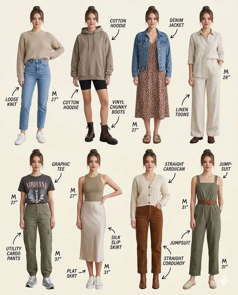 Fashion Editorial Casual Collage — Nano Banana Pro image prompt example