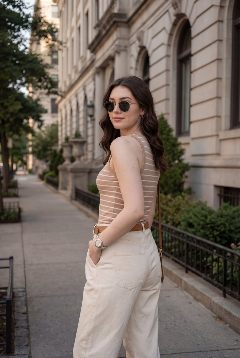 Fashion Lifestyle Street Portrait Prompt — Nano Banana Pro image prompt example