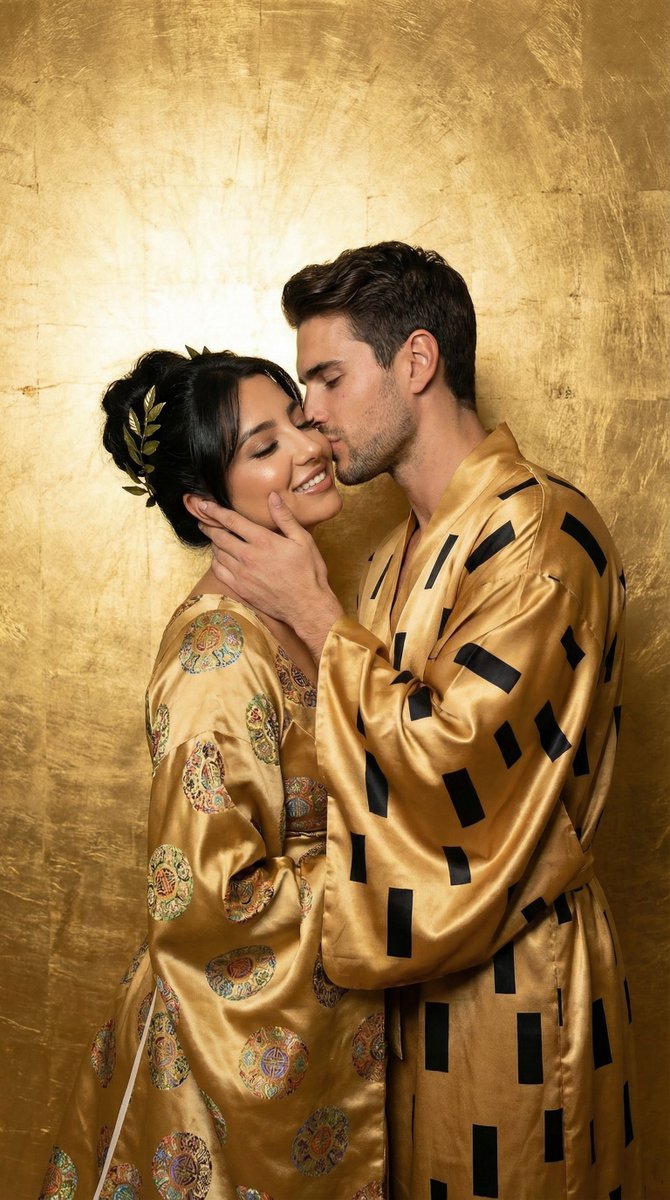 Fine Art Fashion Editorial Inspired By Gold Mosaic Aesthetics — Nano Banana Pro image prompt example