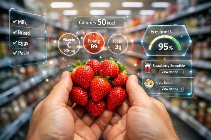 First Person Ar Shopping Interface Overlay — Nano Banana Pro image prompt example