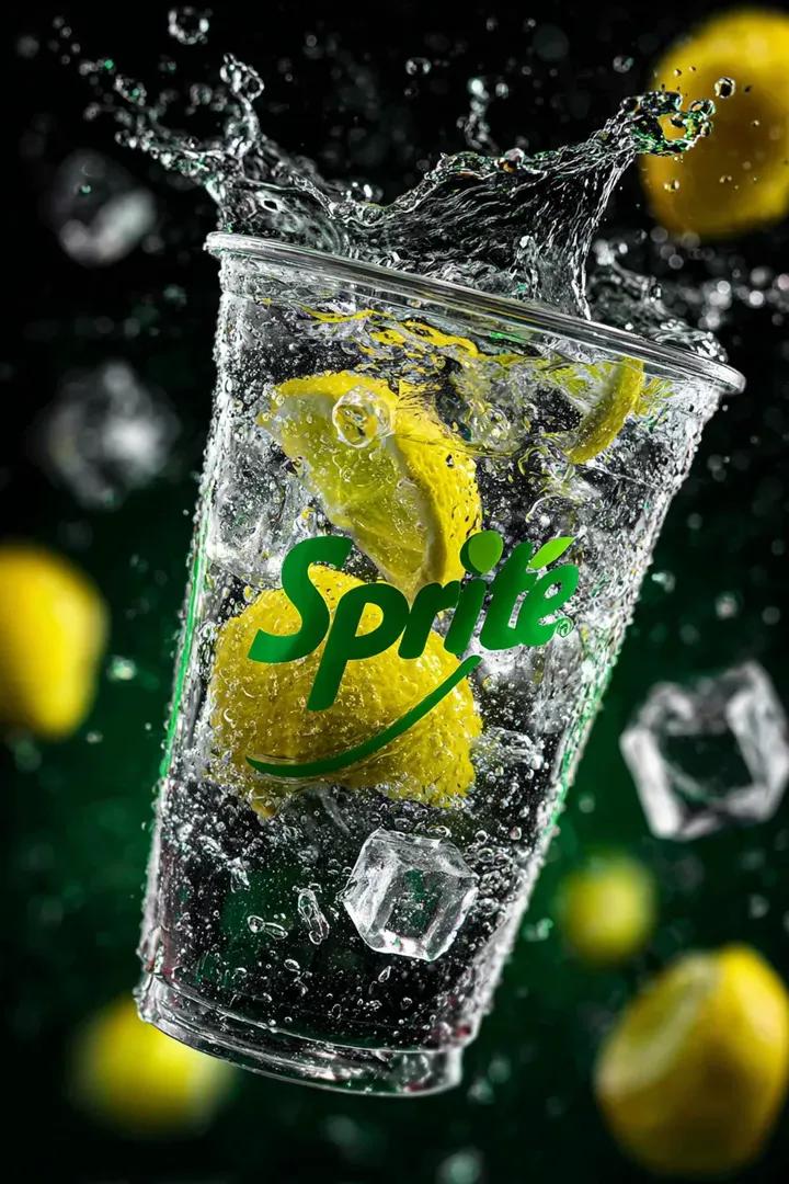 Floating Sprite Product Photography Prompt — Nano Banana Pro image prompt example