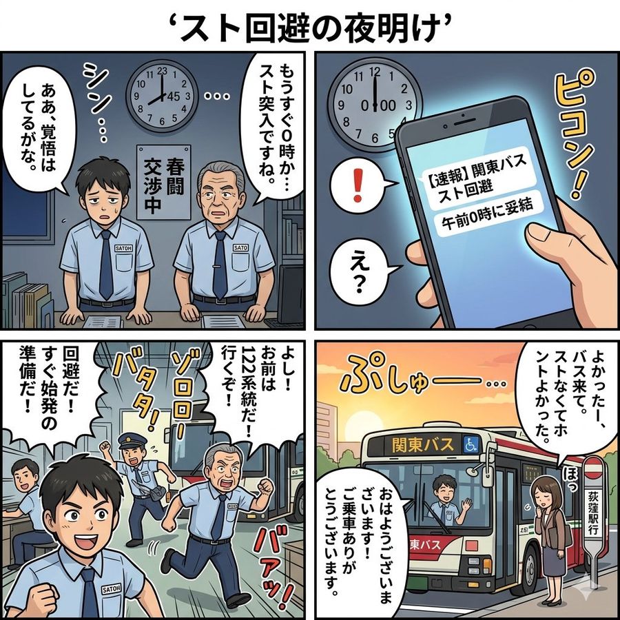 Four Panel Manga Generation Dawn Of Strike Avoidance — generated with Nano Banana Pro