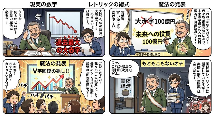Four Panel Manga The Magic Of Numbers — Nano Banana Pro image prompt example