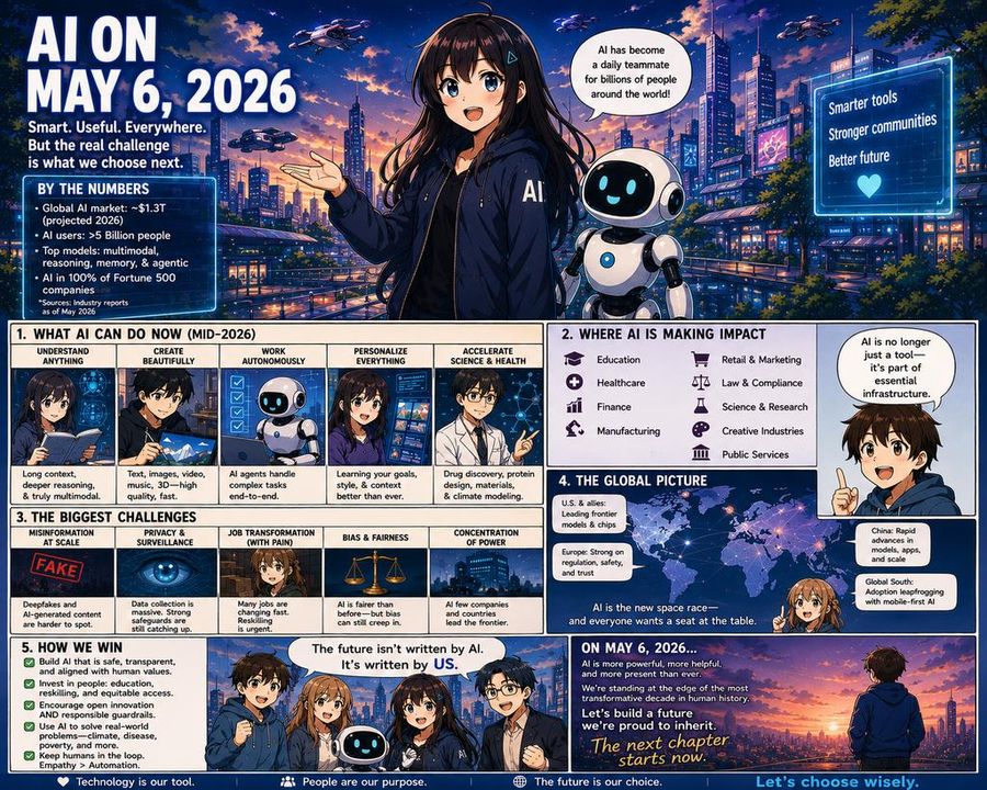 Future Ai Anime Infographic — Nano Banana Pro image prompt example