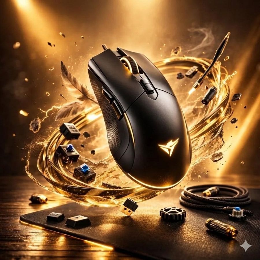Futuristic Tech Product Advertisement Set — Nano Banana Pro image prompt example