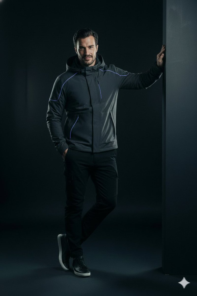 Futuristic Techwear Portrait Transformation Prompt — Nano Banana Pro image prompt example