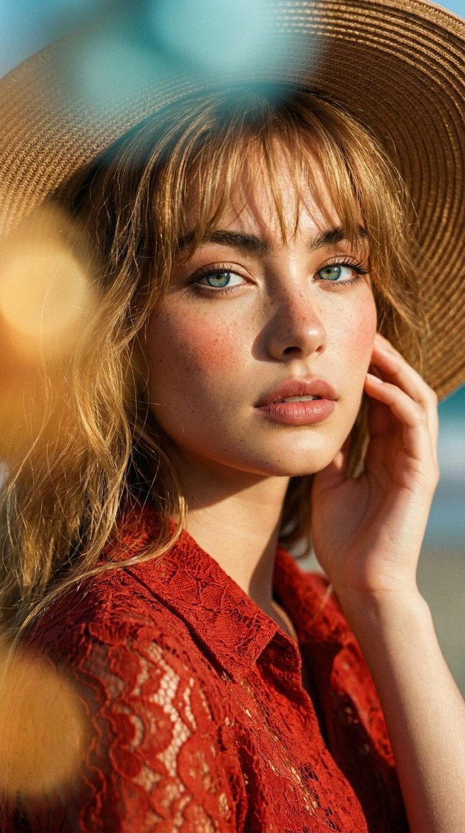 Golden Hour Fashion Portrait — Nano Banana Pro image prompt example