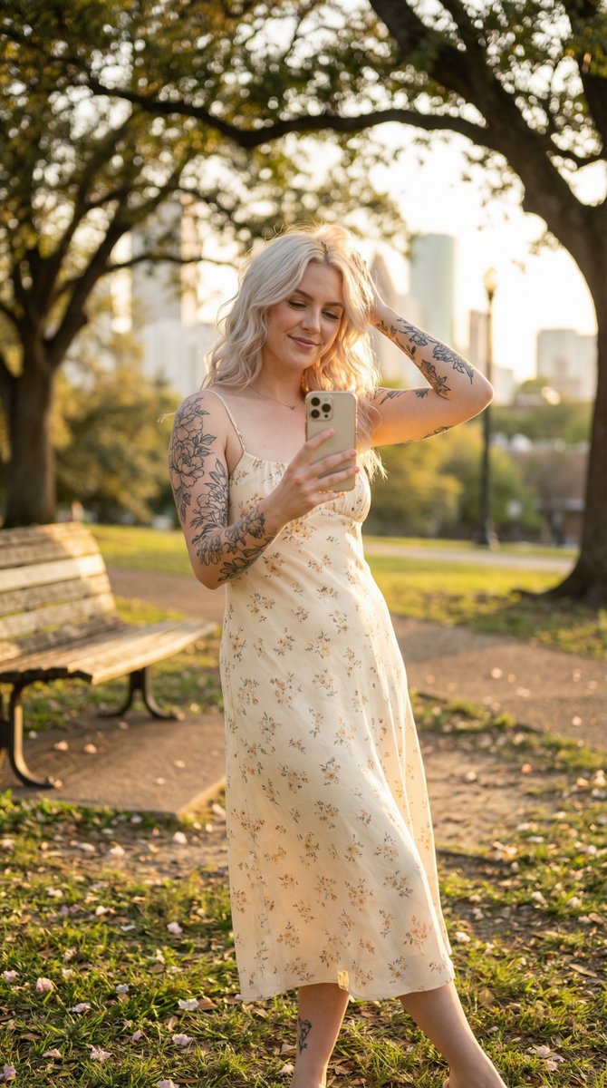 Golden Hour Outdoor Lifestyle Portrait Prompt — Nano Banana Pro image prompt example