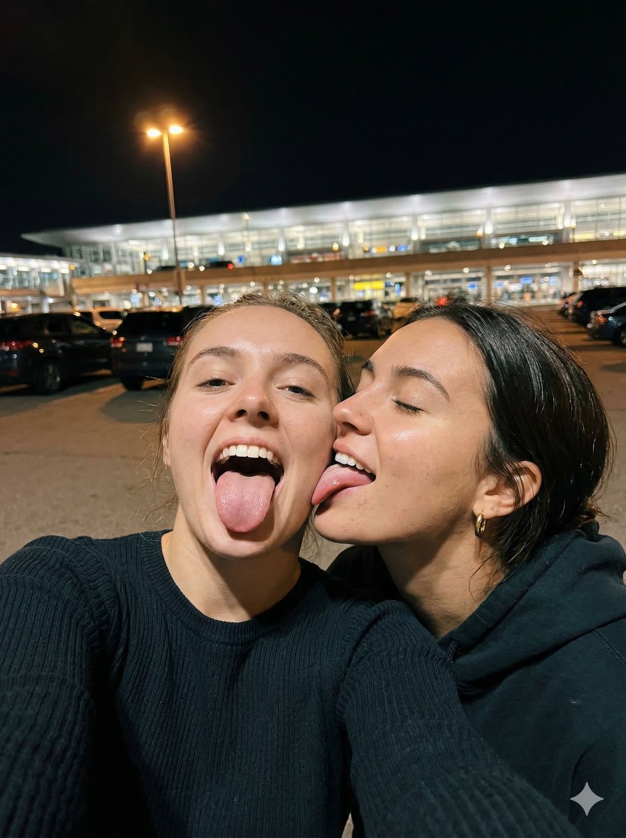 Goofy Nighttime Smartphone Selfie Prompt — Nano Banana Pro image prompt example
