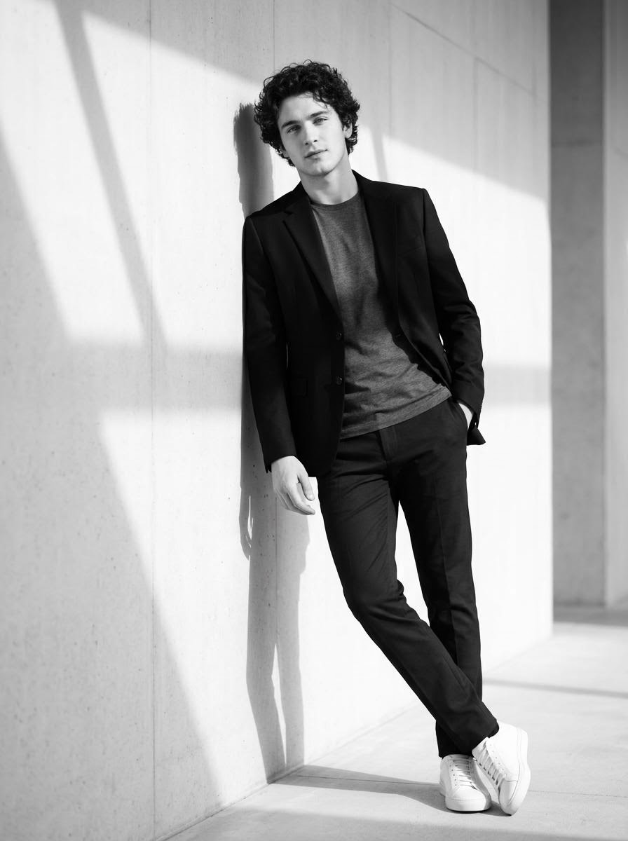 High Contrast Black And White Cinematic Portrait — Nano Banana Pro image prompt example