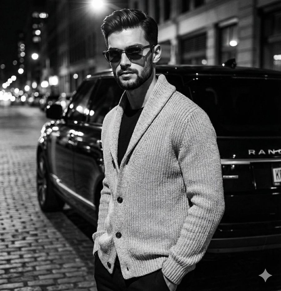 High Contrast Black And White Fashion Editorial — Nano Banana Pro image prompt example