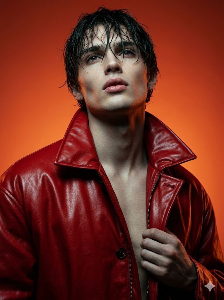 High Fashion Cinematic Androgynous Portrait — Nano Banana Pro image prompt example