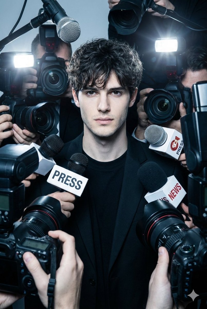 High Fashion Press Scrum Photograph Prompt — Nano Banana Pro image prompt example