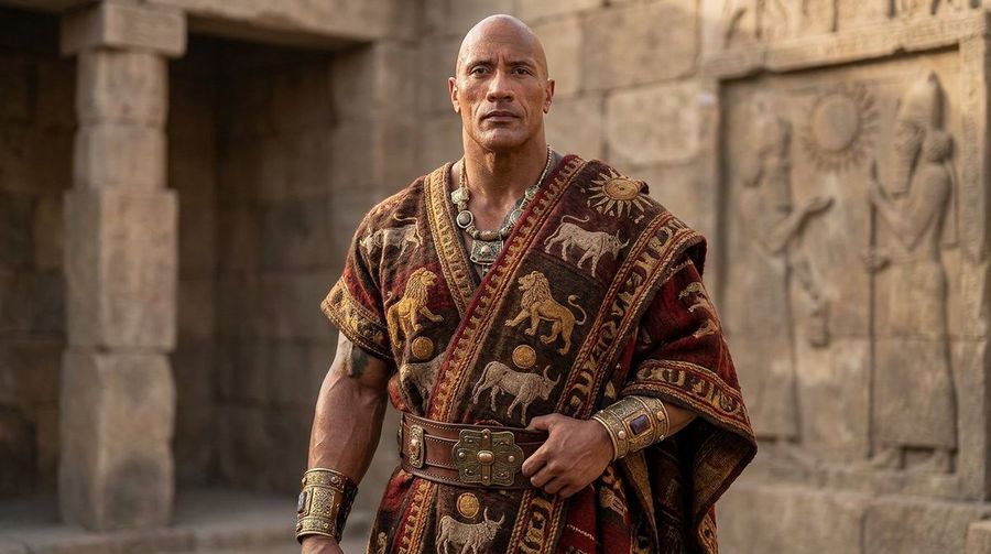 Hittite Ceremonial Cloak Portrait — Nano Banana Pro image prompt example