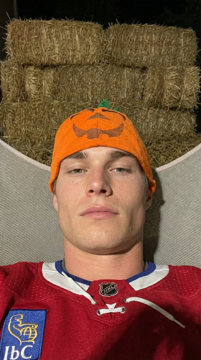 Hockey Fan Pumpkin Beanie Selfie Analysis — Nano Banana Pro image prompt example